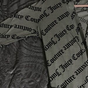 Juicy Couture Gray Logo Robe